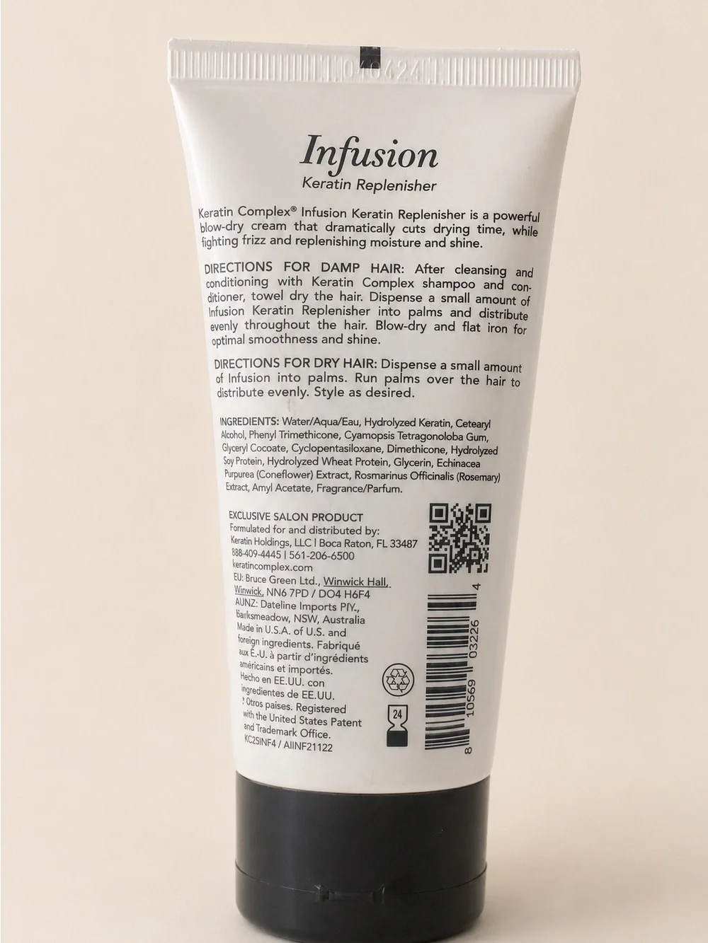 Keratin Complex Infusion Keratin Replenisher Blow Dry Cream 2.5 oz NWT